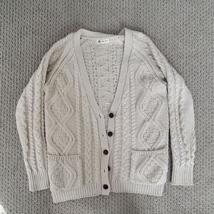 Cotton Candy Cardigan Cream Ivory s/m